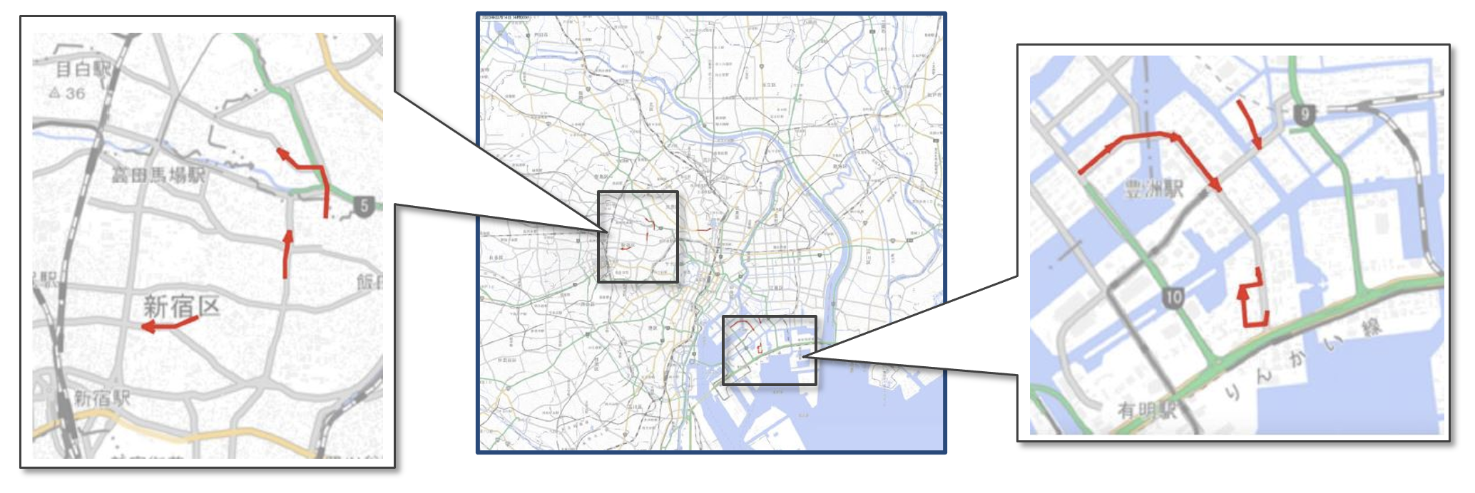 都バス渋滞検知Webサービス画像